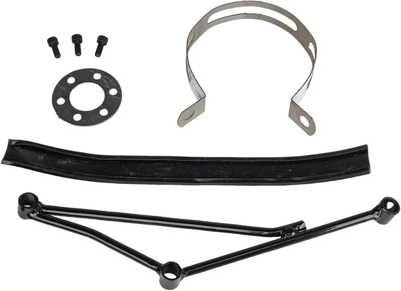 RedCap High Performance Exhaust System Muffler for GY6 50cc Scooter Moped TaoTao Jonway Kymco 139QMB (Black) - Image 4